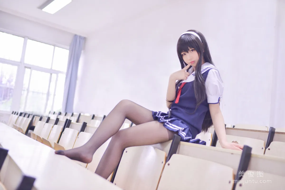 Cos Girl Xue Qi SAMA Kasumigaoka Utaha Photo Set photo 9
