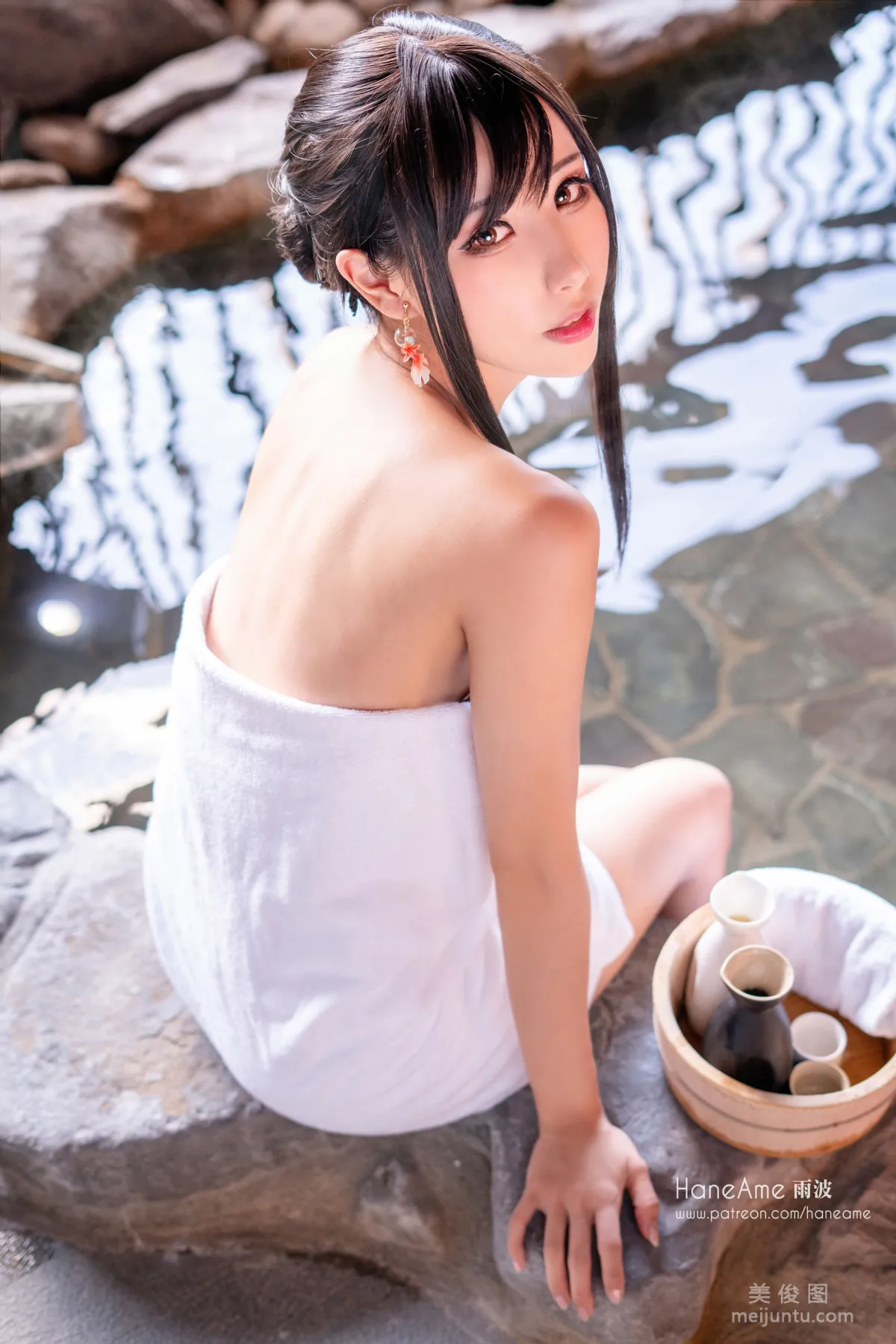 [Web Idols Coser Beauty] Yubo HaneAme, Hot Spring Photo Set photo 76