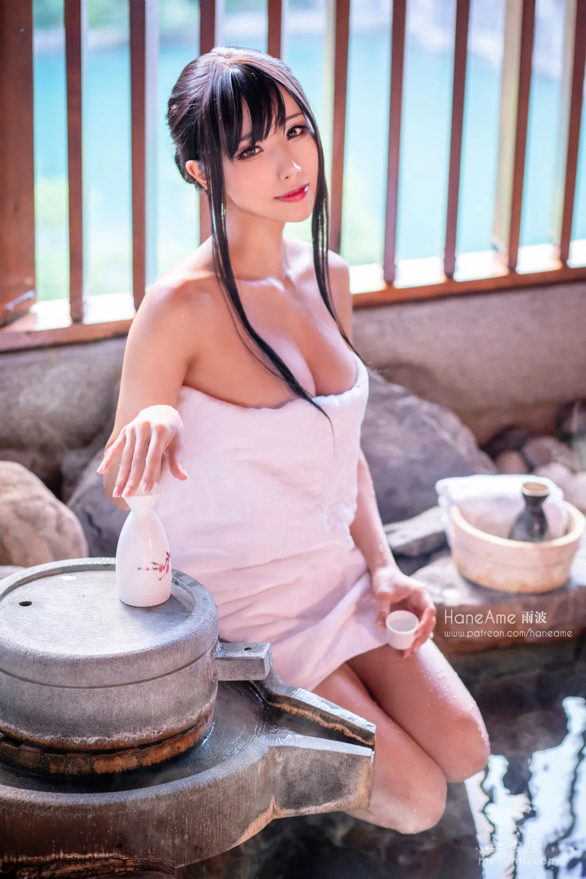 [Web Idols Coser Beauty] Yubo HaneAme, Hot Spring Photo Set photo 77