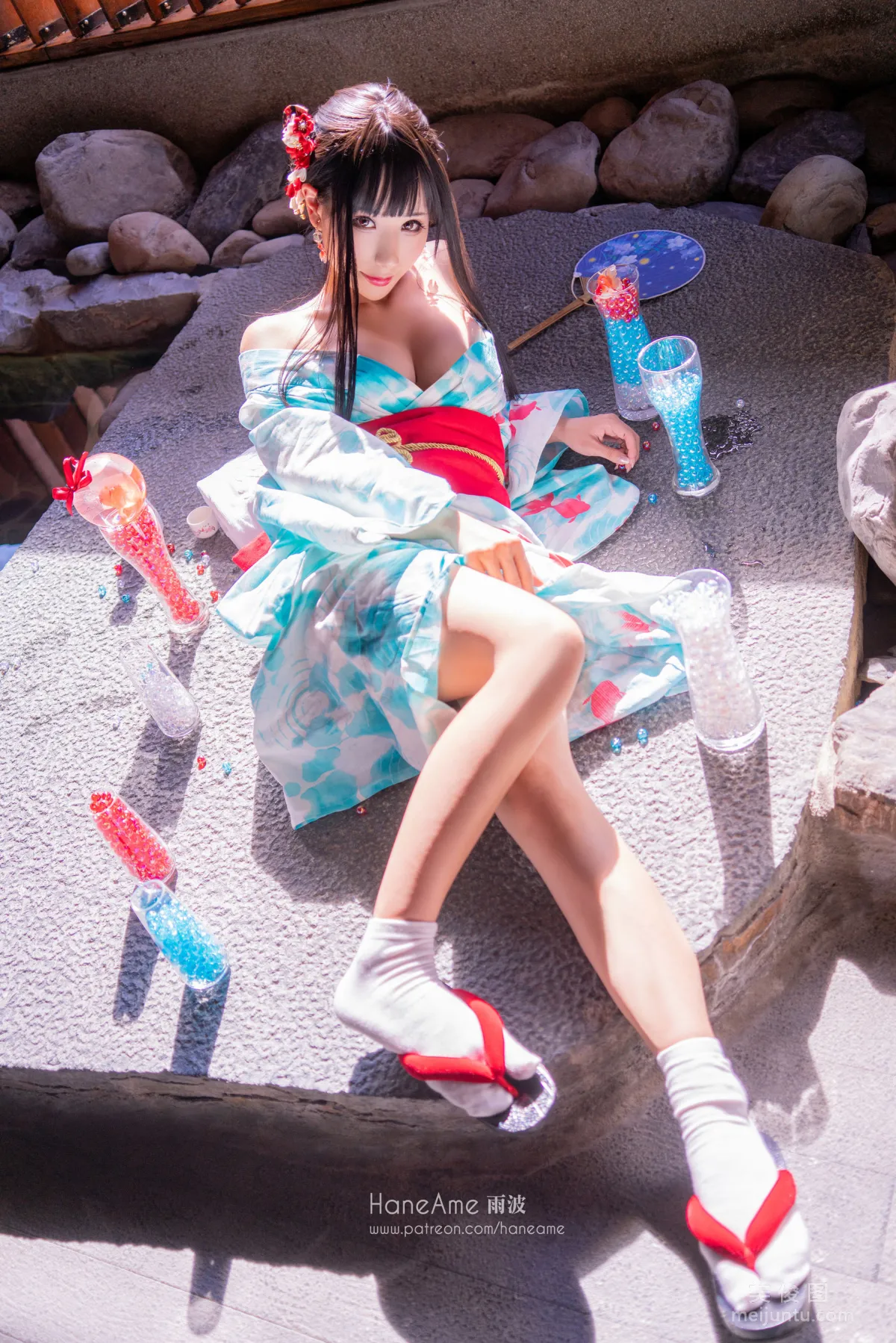 [Web Idols Coser Beauty] Yubo HaneAme, Hot Spring Photo Set photo 43