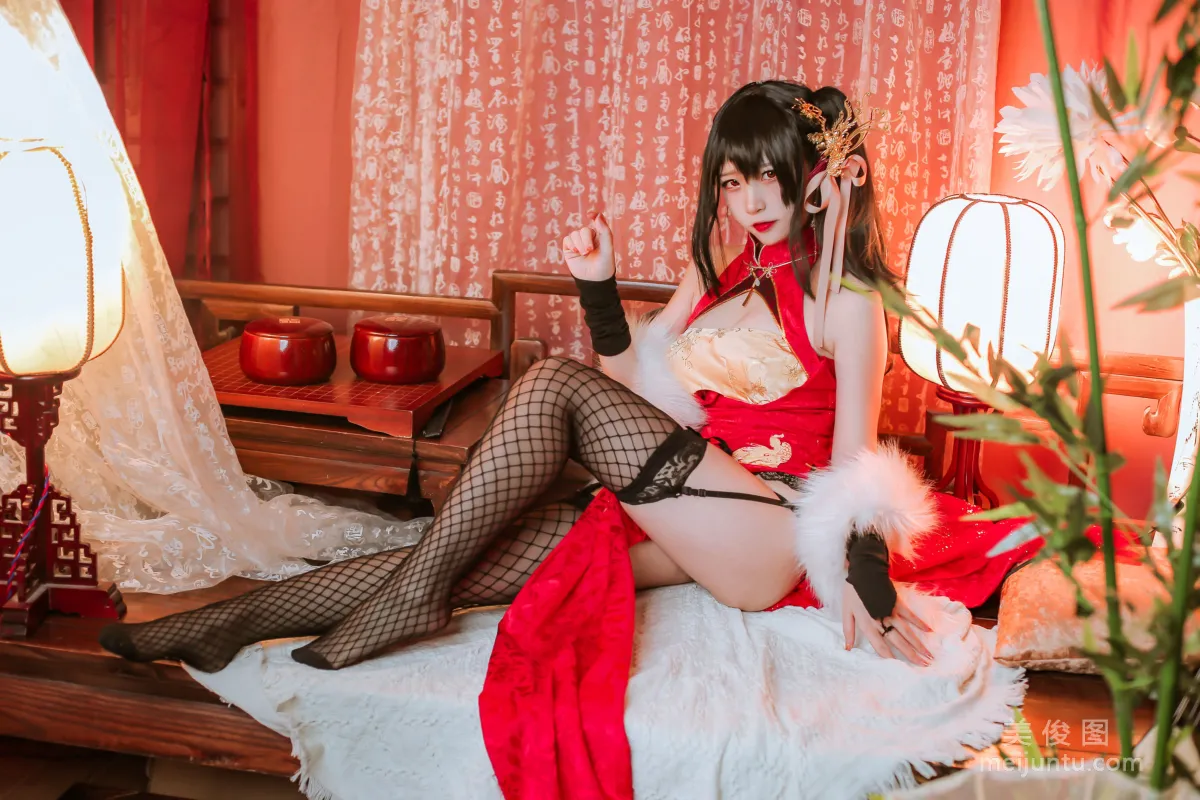 二佐Nisa 《碧藍大鳳旗袍》 寫真集 19
