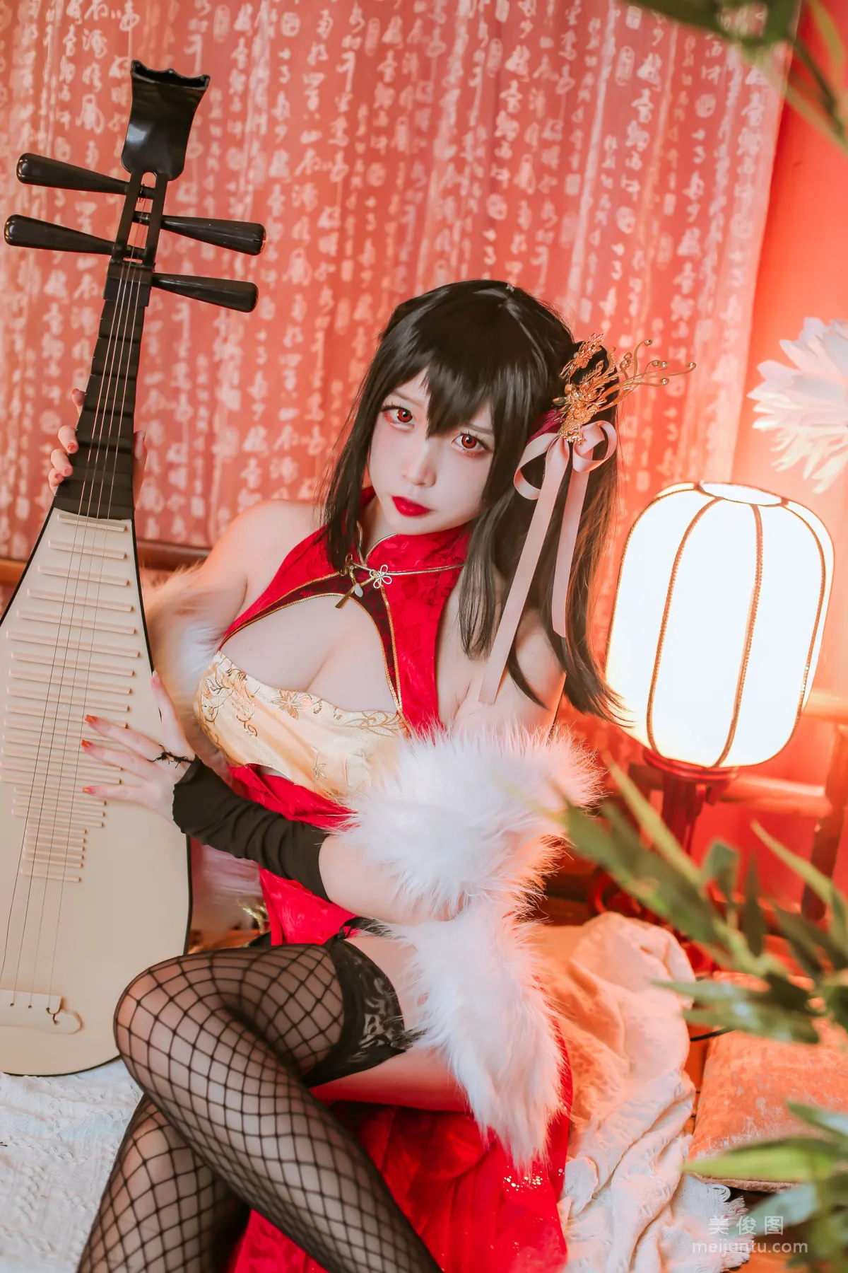 二佐Nisa 《碧蓝大凤旗袍》 写真集10