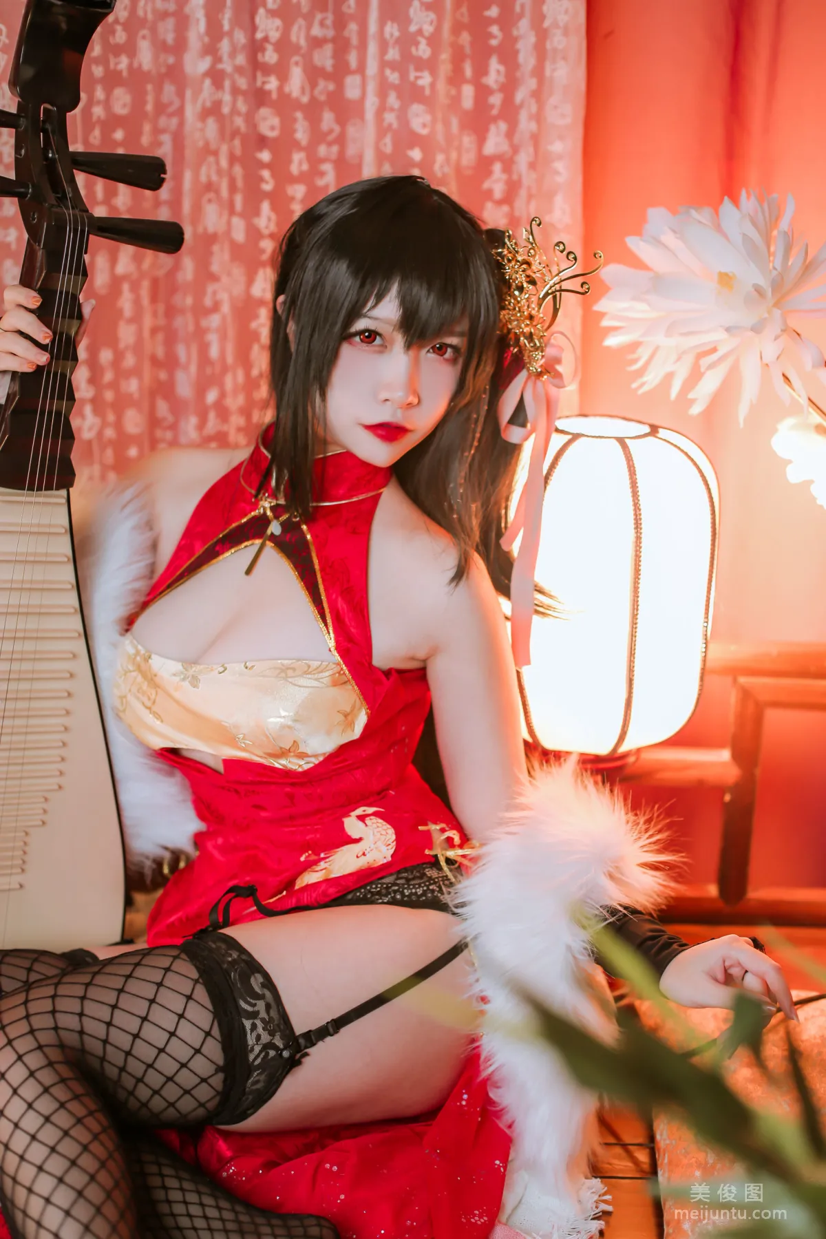 二佐Nisa 《碧蓝大凤旗袍》 写真集28