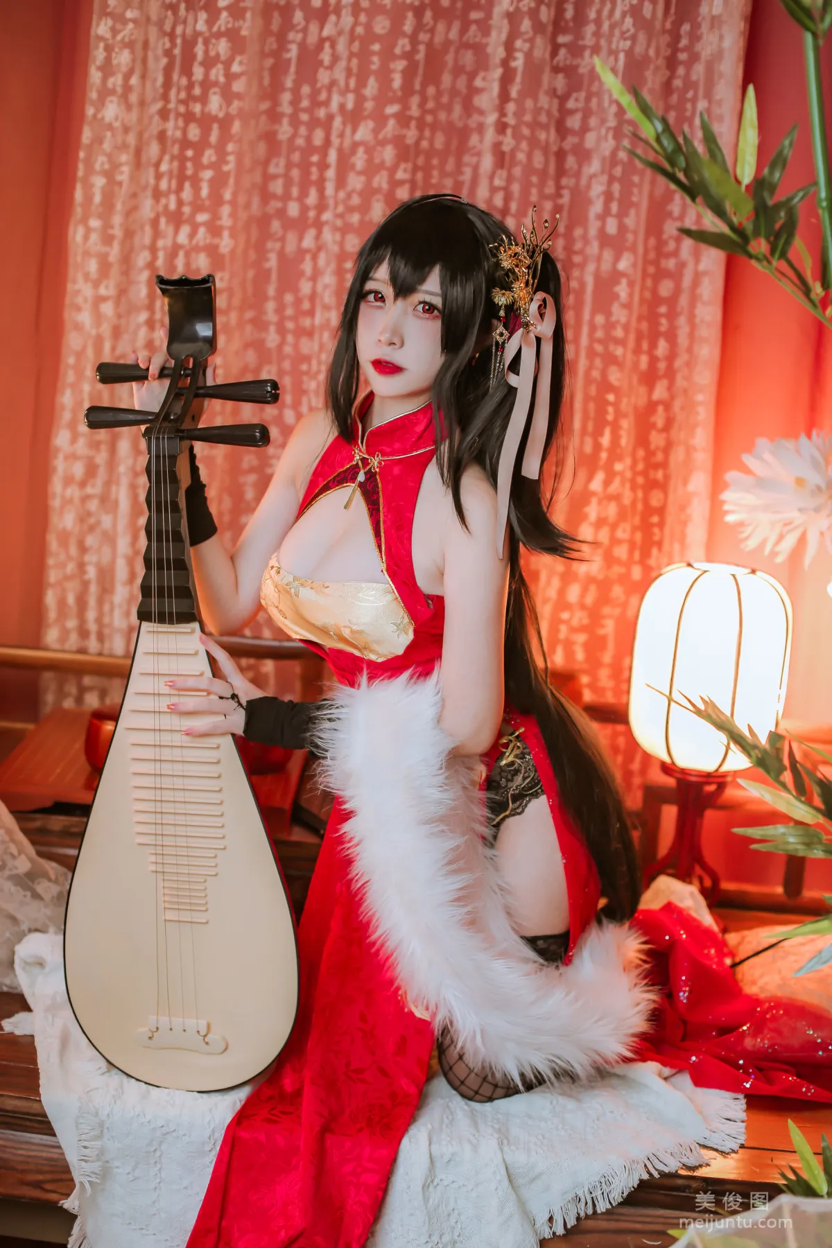 二佐Nisa 《碧蓝大凤旗袍》 写真集18