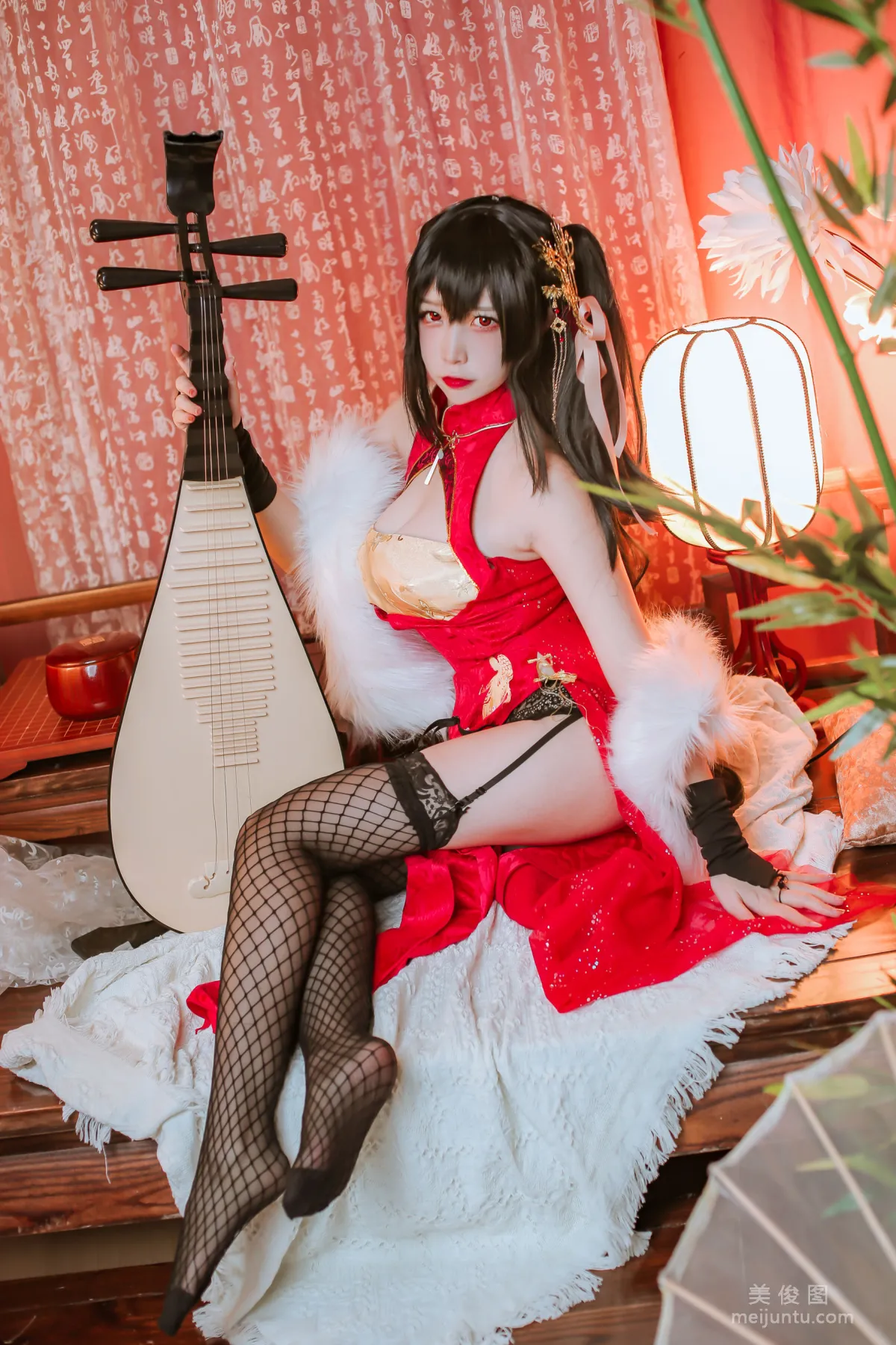 二佐Nisa 《碧藍大鳳旗袍》 寫真集 13
