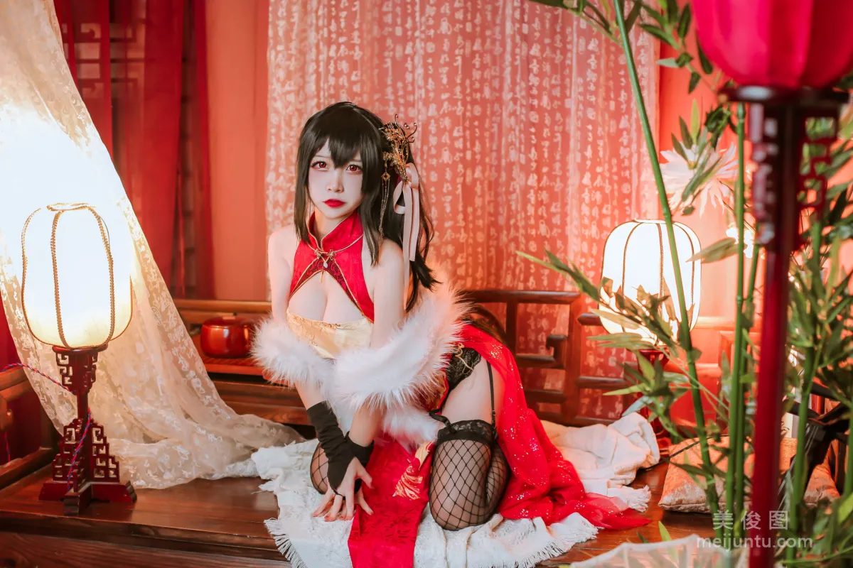 二佐Nisa 《碧藍大鳳旗袍》 寫真集 16