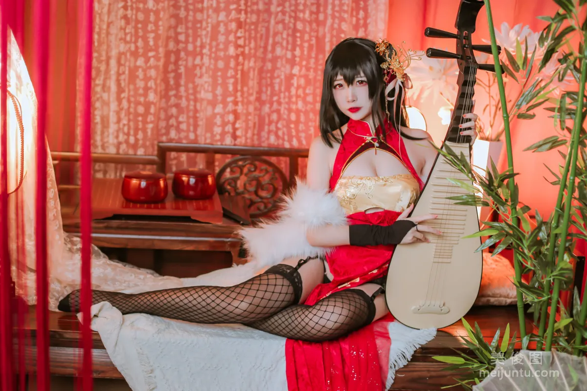 二佐Nisa 《碧藍大鳳旗袍》 寫真集 2