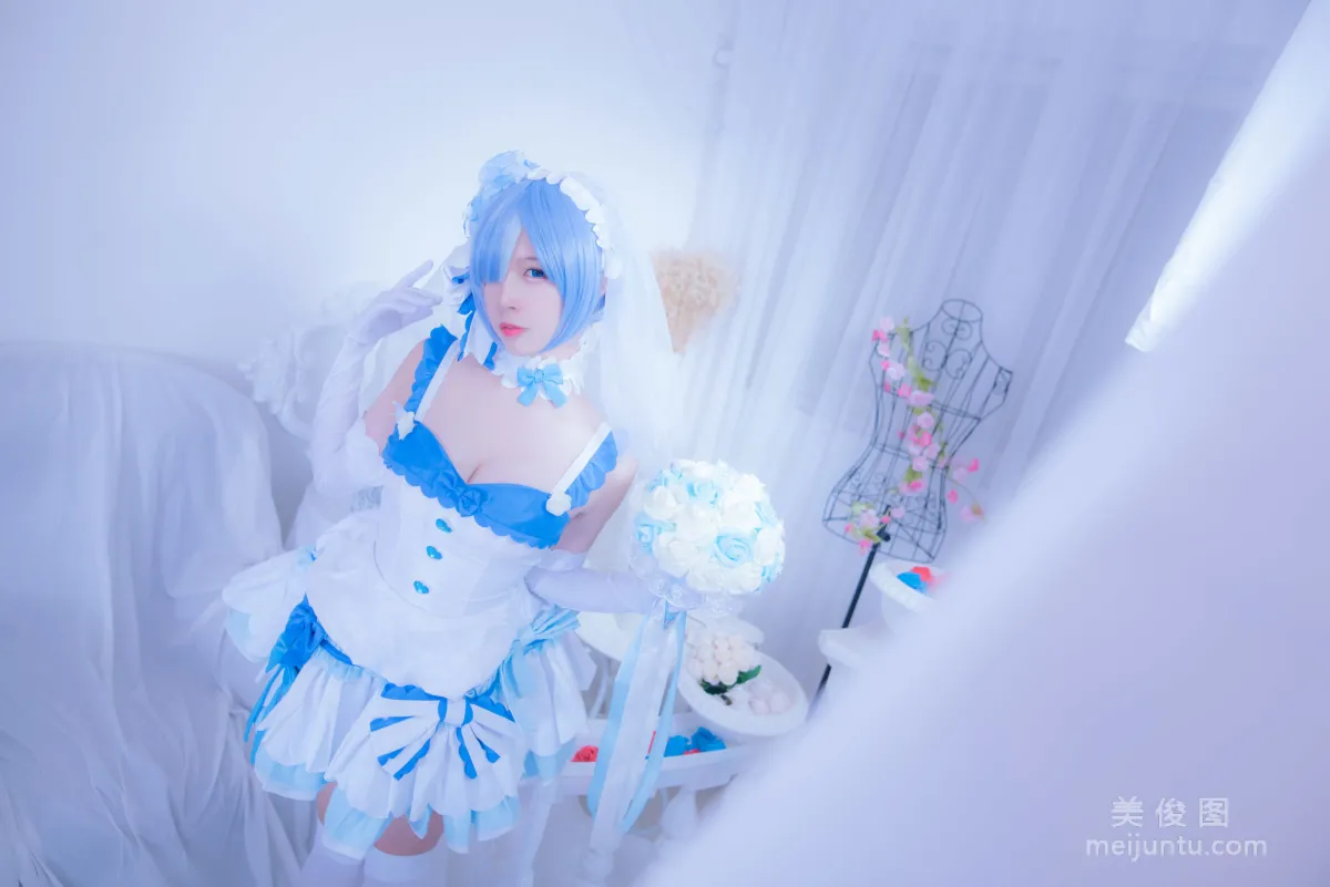 Coser二佐Nisa 《雷姆花嫁》 写真集24