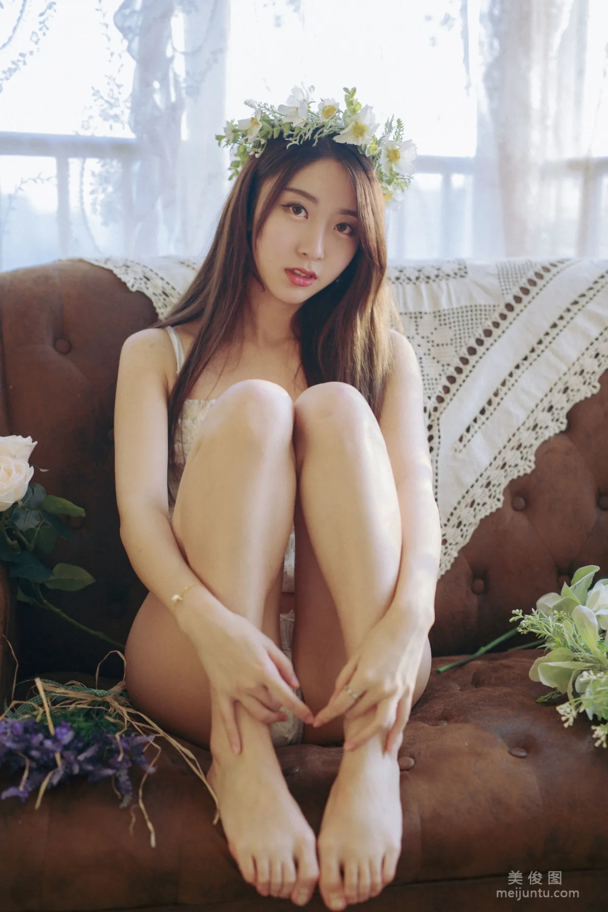 人气Coser美女黑川 《花和夕阳》 写真集7