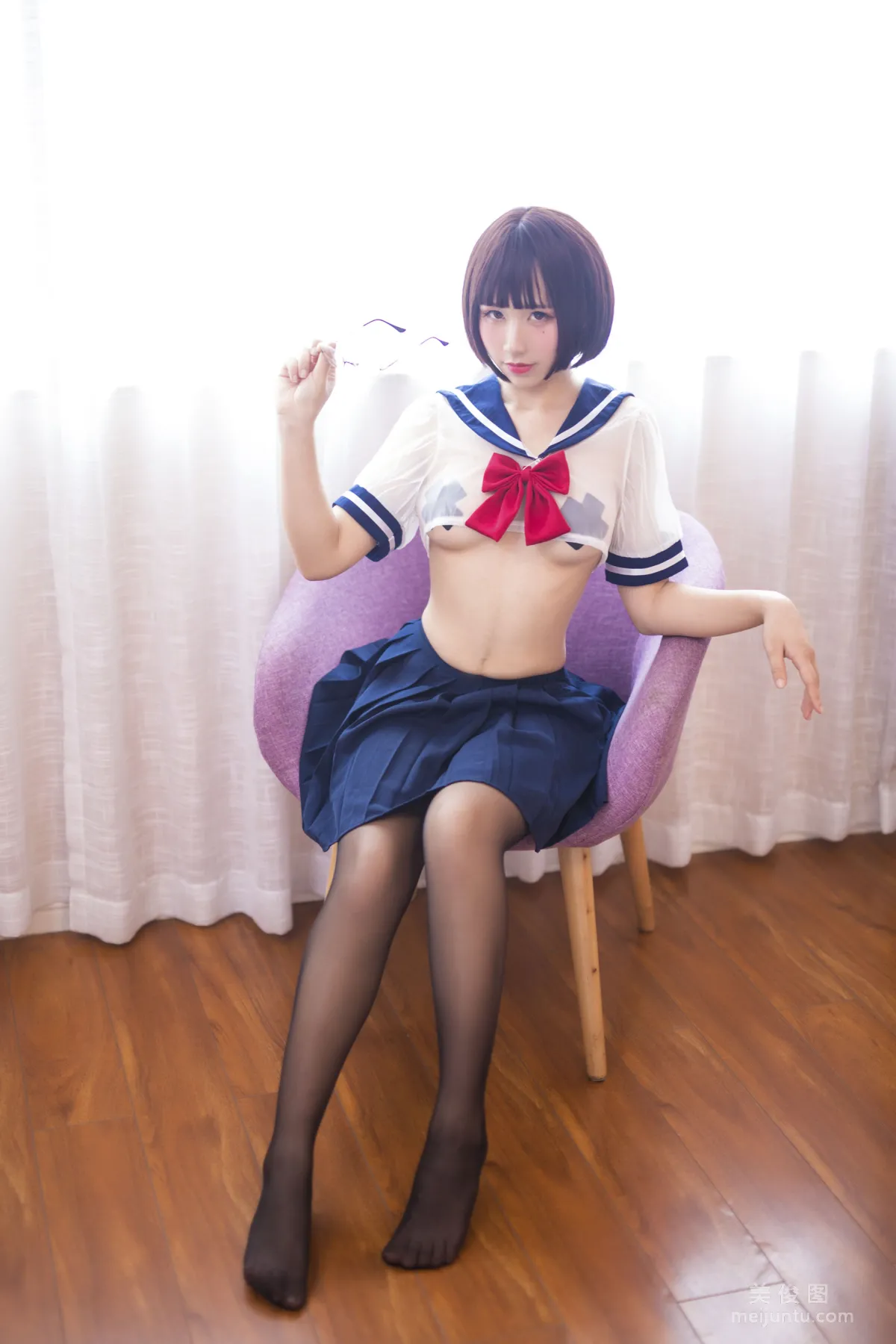 Coser九曲Jean 《JK透明制服》 写真集5