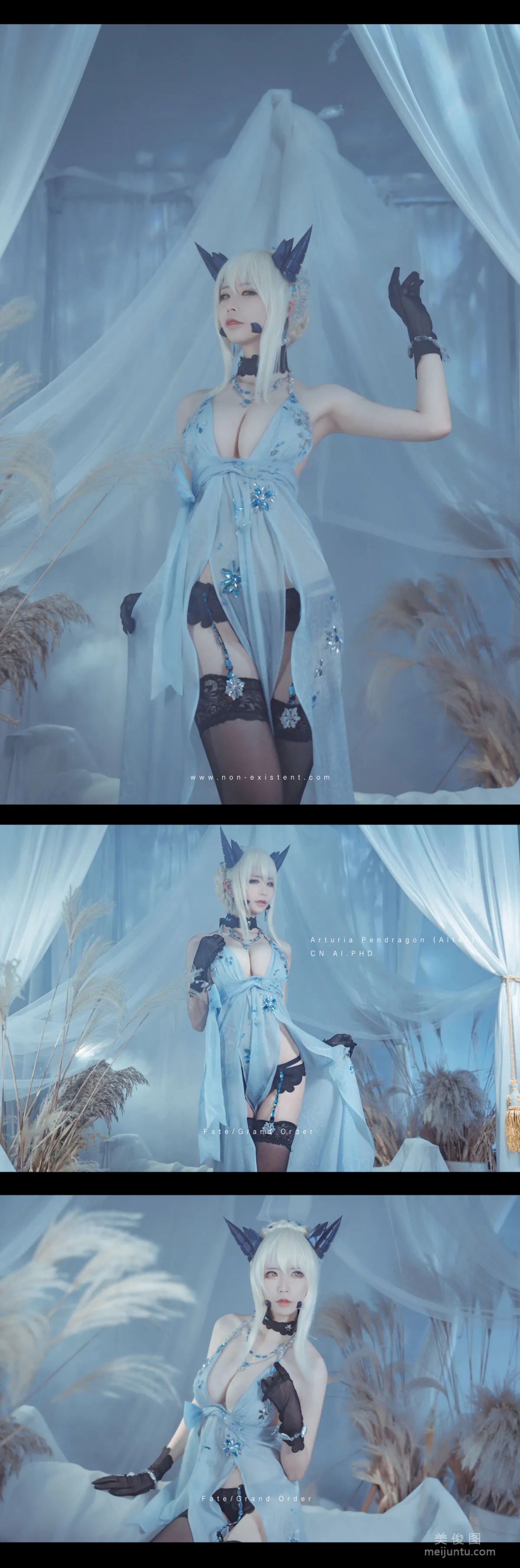[美女Coser] 爱老师_PhD 《黑枪呆 皇室糖霜》 写真集29