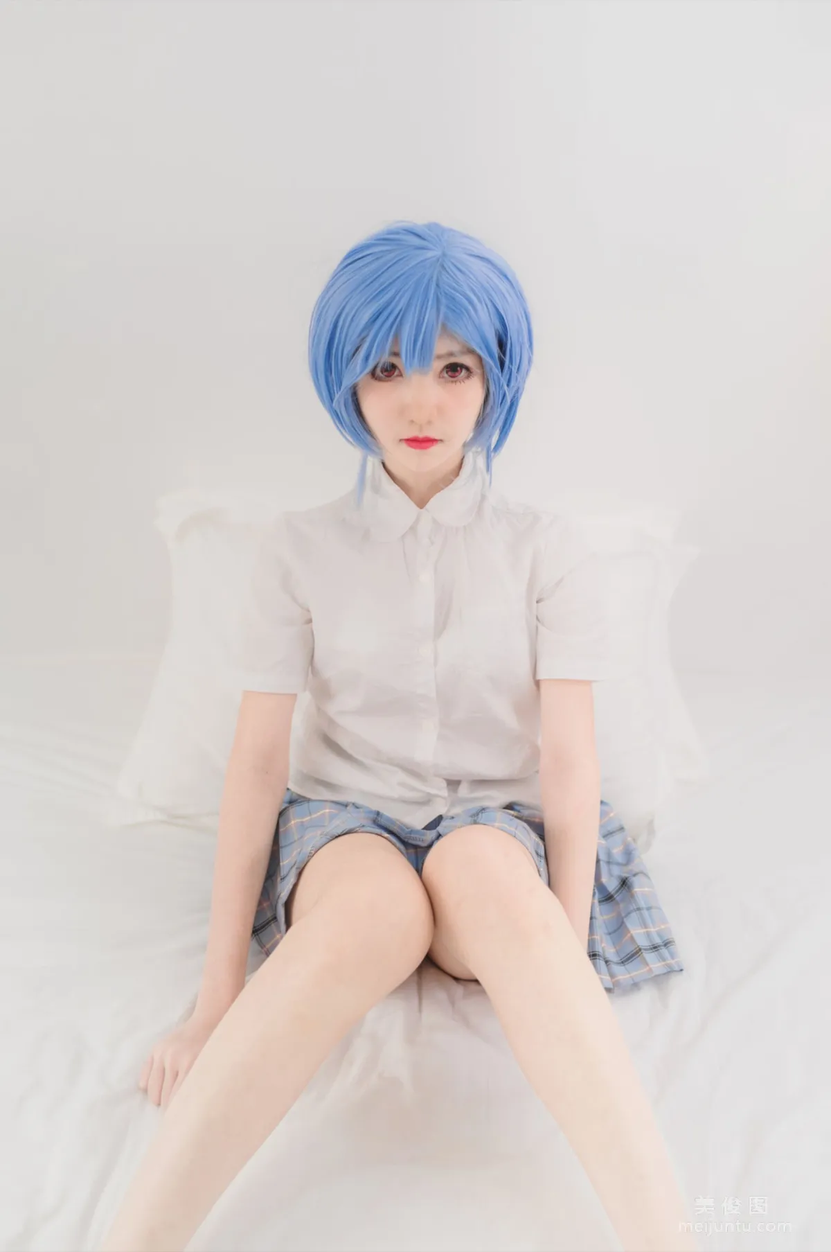 [美女Coser] 南桃Momoko 《绫波丽制服》 写真集6
