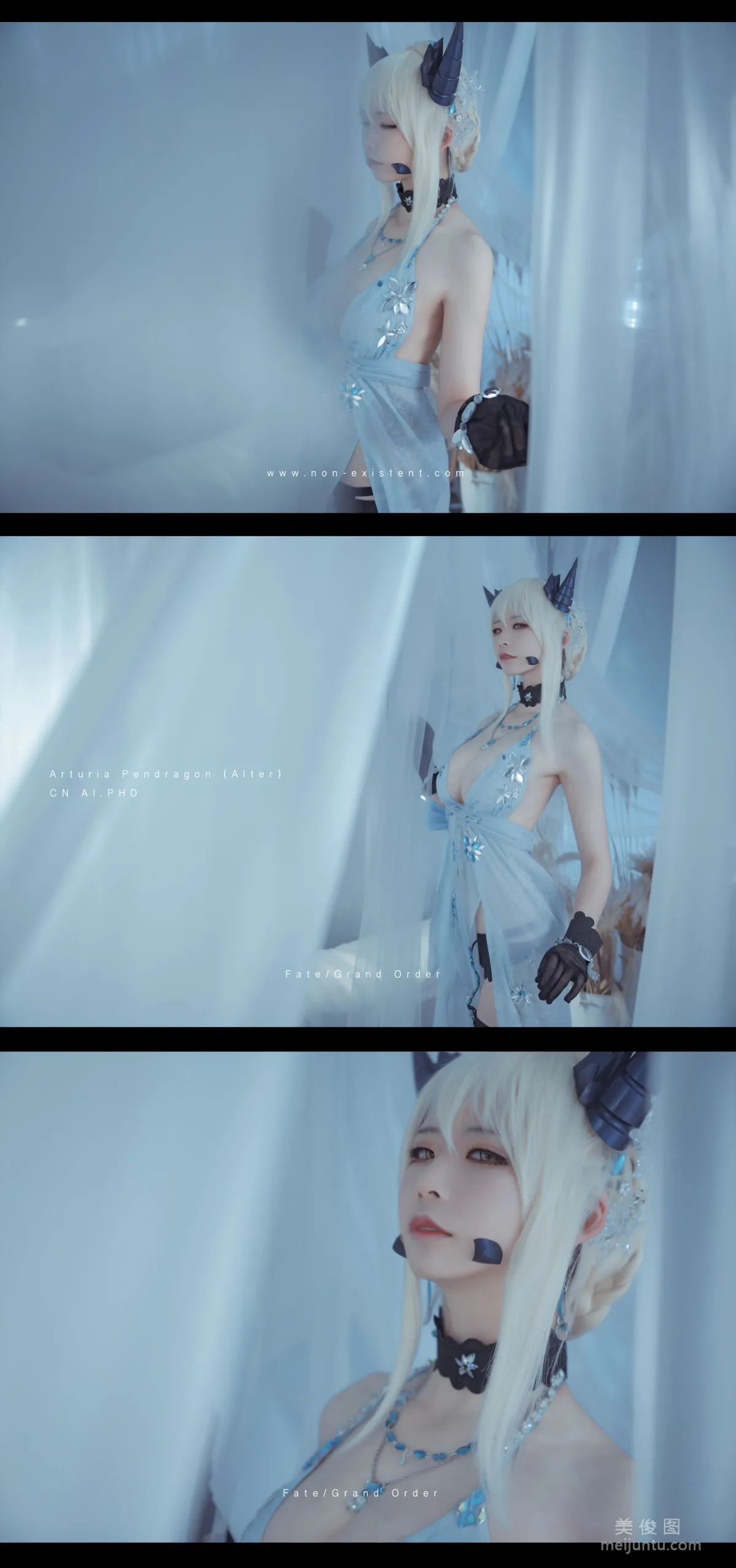 [美女Coser] 爱老师_PhD 《黑枪呆 皇室糖霜》 写真集22