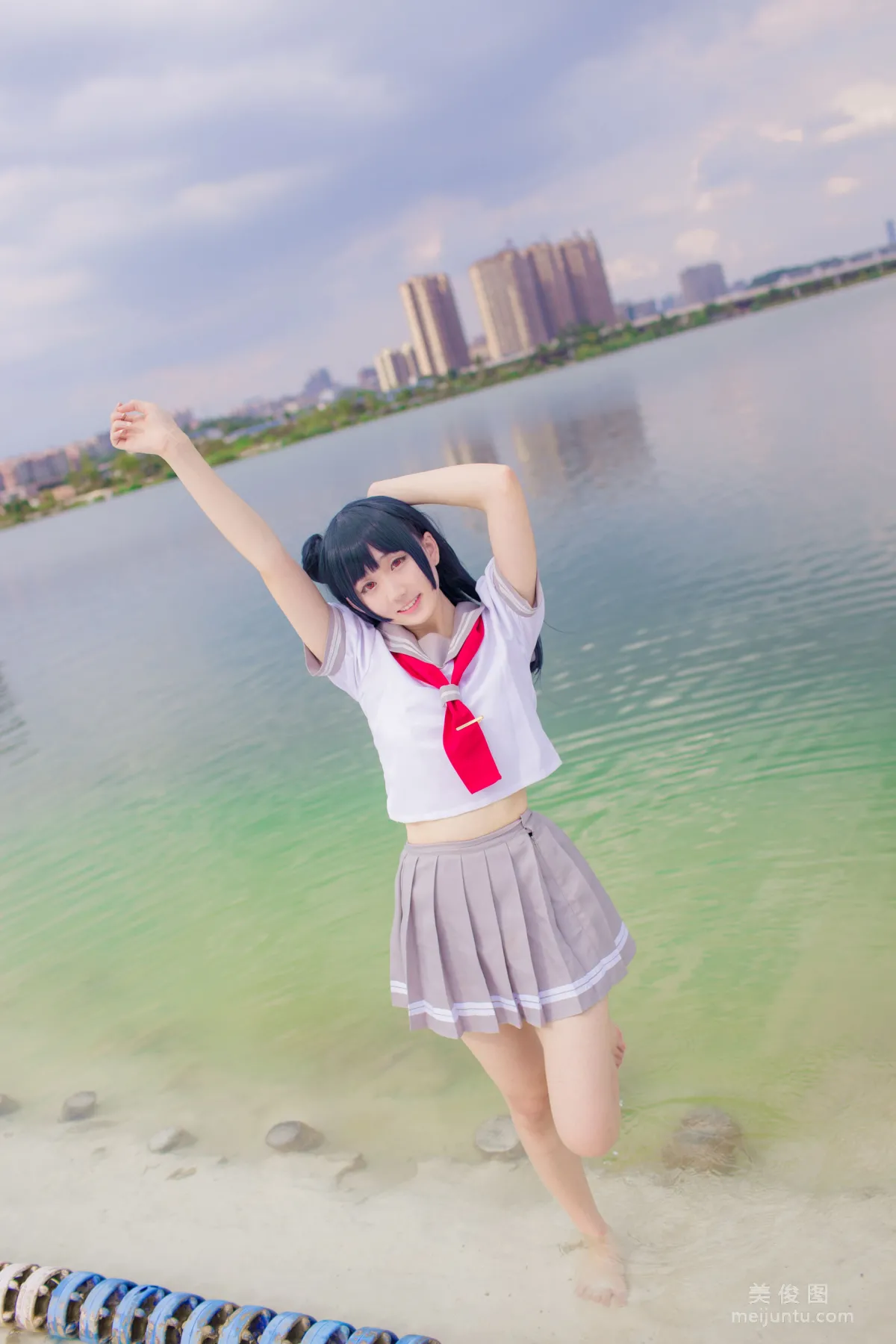 美女Coser浅野菌子 《LoveLive!Sunshine!! 津岛善子》 写真集21