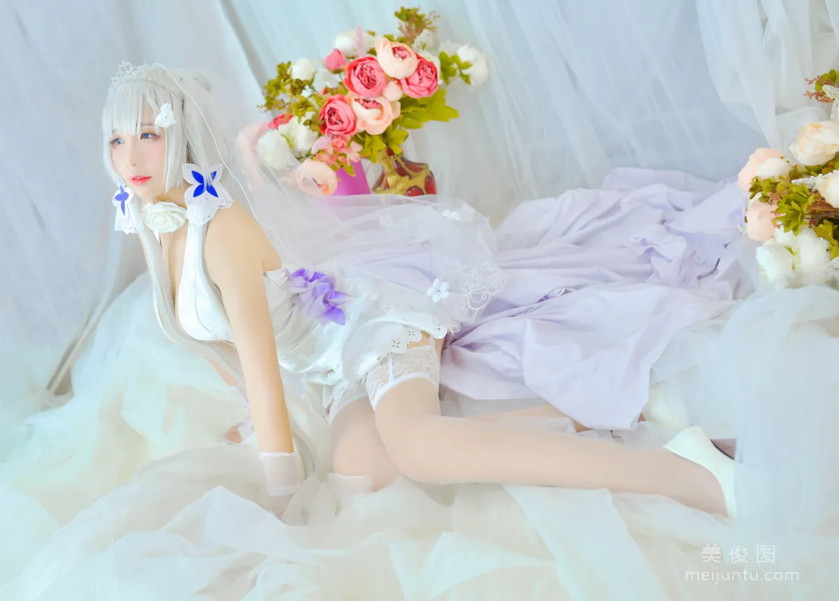[网红Coser] 九曲Jean 《婚纱》 写真集8