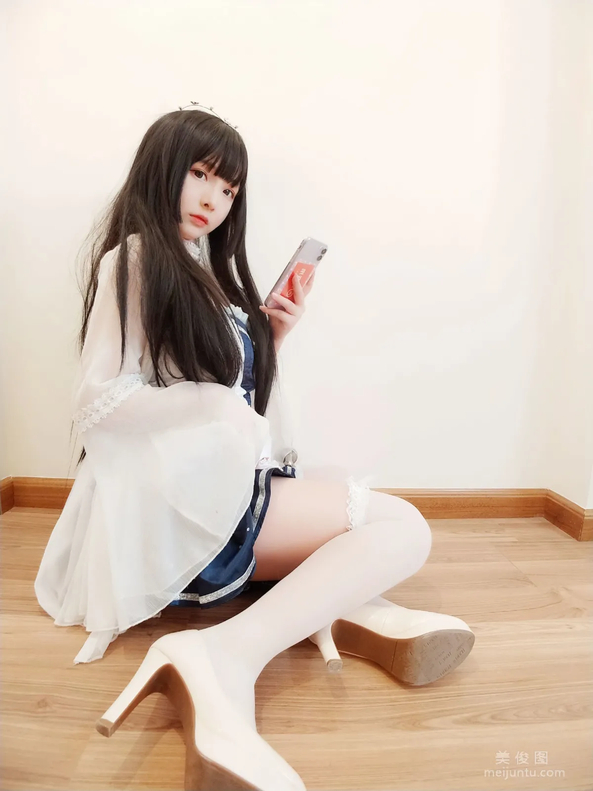 二次元美女古川kagura 《白絲》 寫真集 20