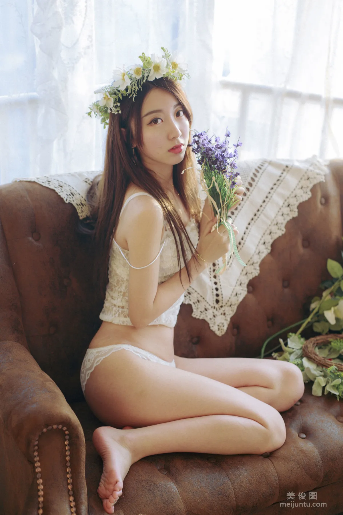 人气Coser美女黑川 《花和夕阳》 写真集27