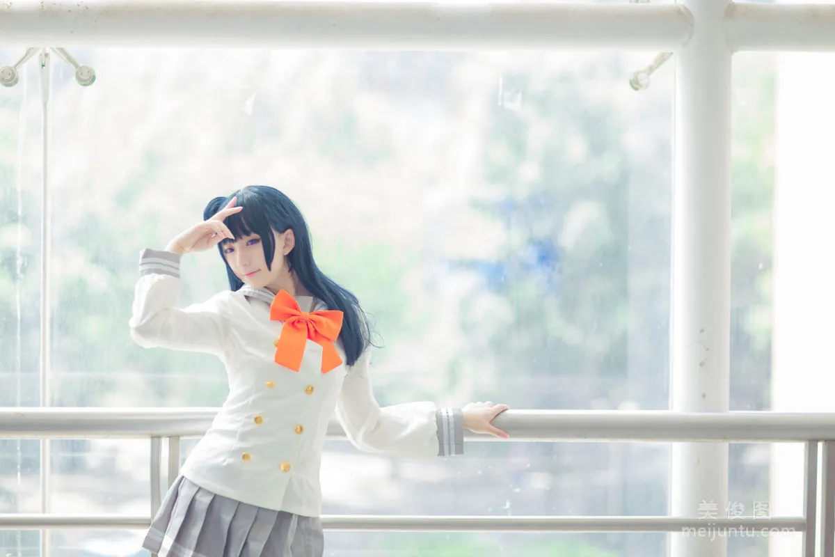 美女Coser浅野菌子 《LoveLive!Sunshine!! 津岛善子》 写真集6