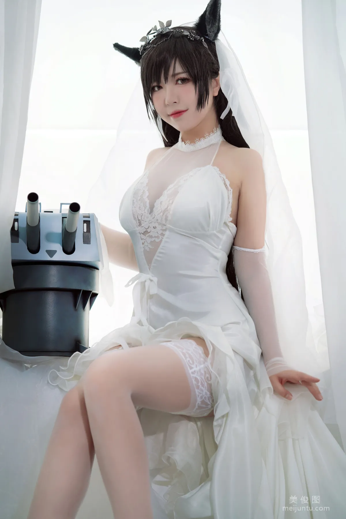 [美女Coser] 半半子 《爱宕花嫁》 写真集14