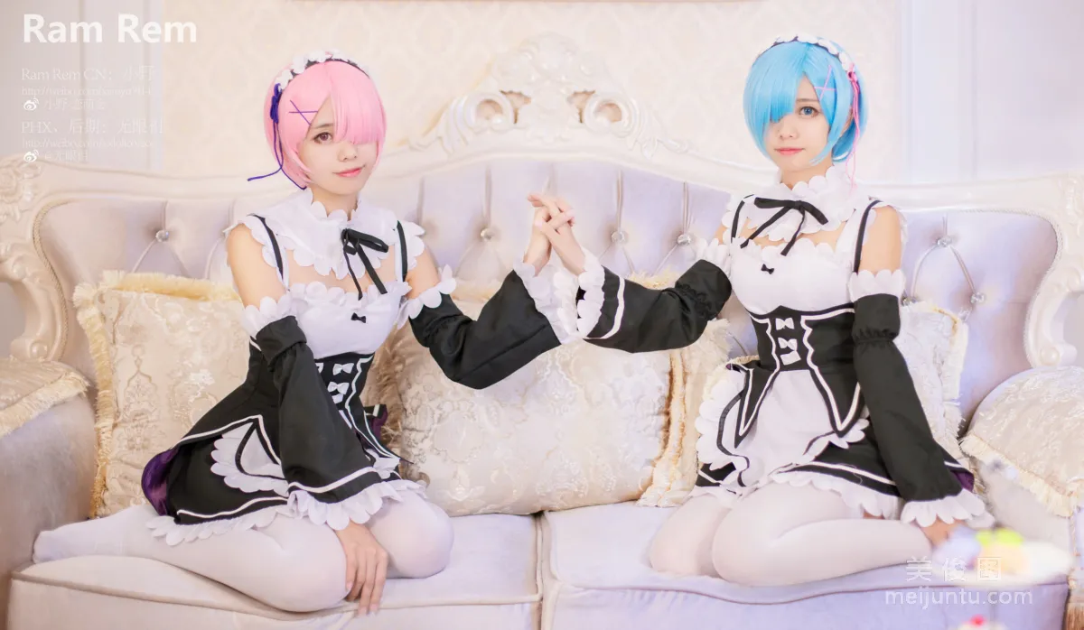 [美女Coser] 小野妹子w 《Ram Rem（拉姆，雷姆）》 写真集4