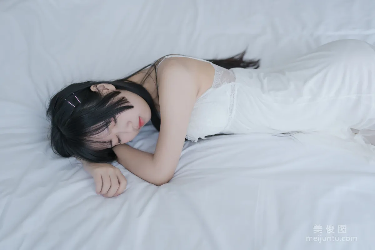 [Beauty Coser] Mengyaer o0, White Private Shoot Photo Set photo 12