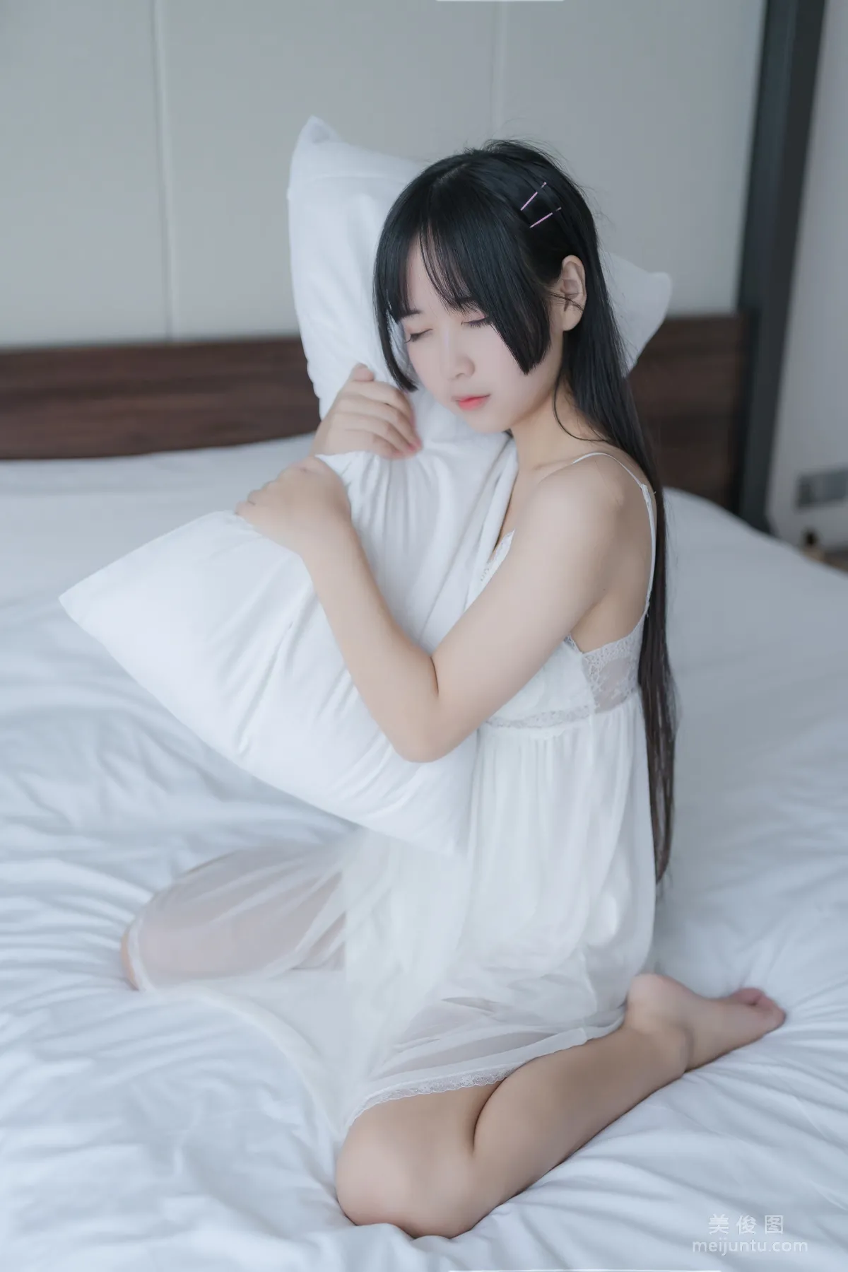 [Beauty Coser] Mengyaer o0, White Private Shoot Photo Set photo 16