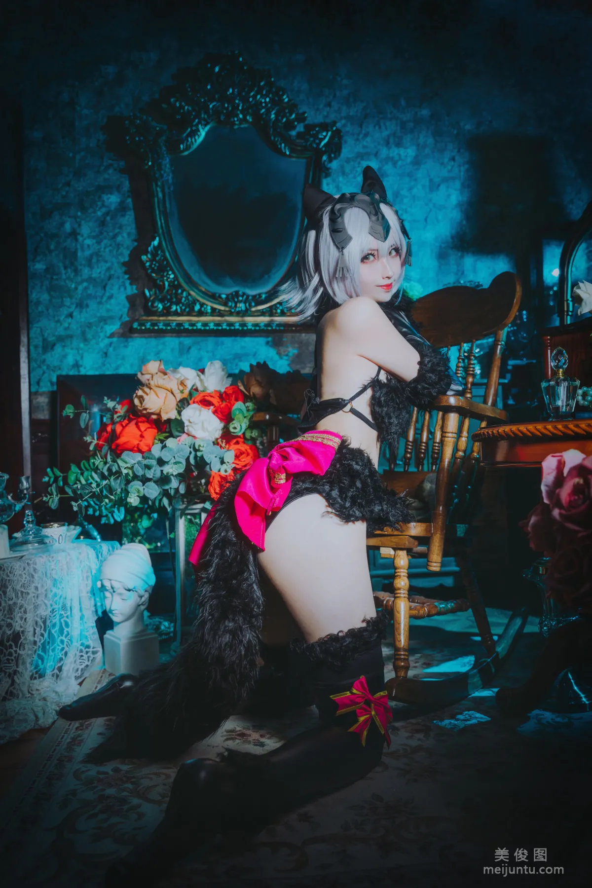 COS Beauty rioko Liang Liangzi, Black Joan of Arc Photo Set photo 11