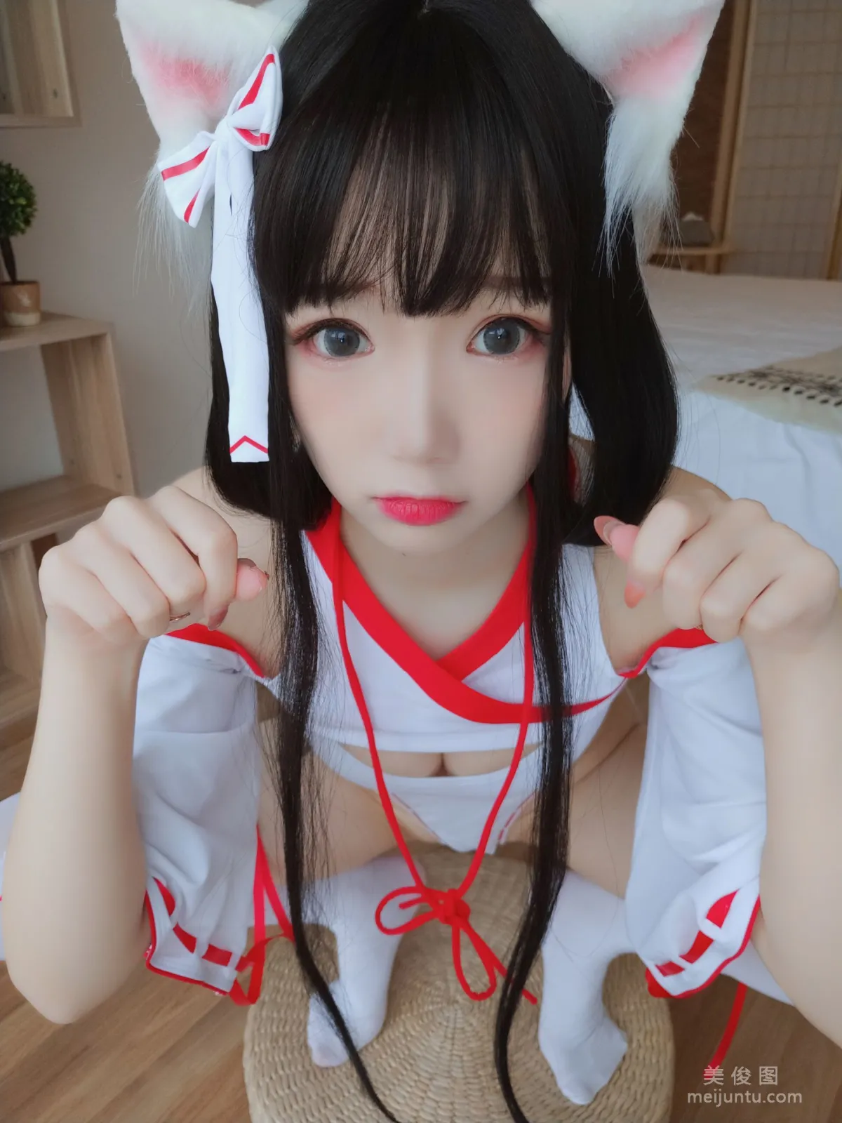 [Web Idols Coser] Xueqing Astra "Shrine Cat" Photo Set photo 68