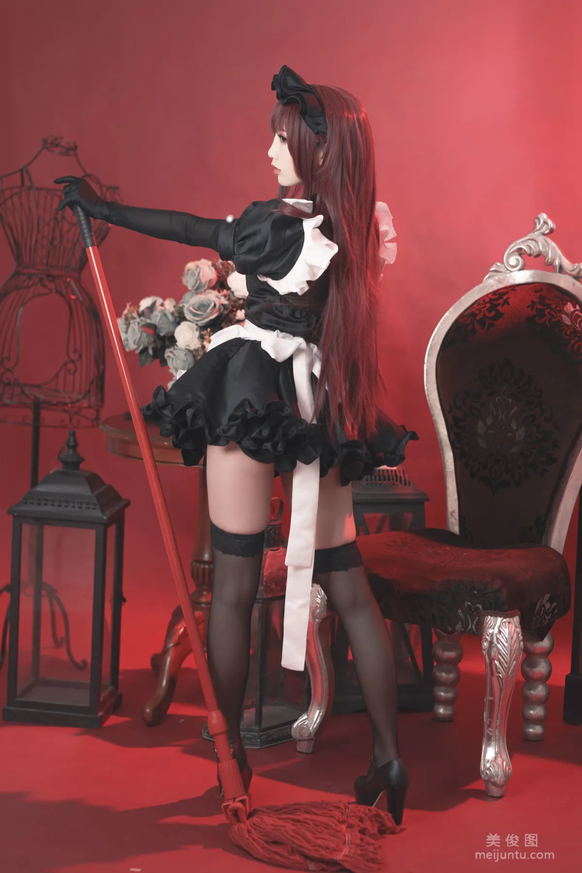 美女Coser面饼仙儿 《斯卡哈女仆》 写真集9