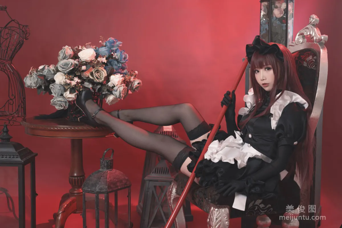 美女Coser面饼仙儿 《斯卡哈女仆》 写真集6