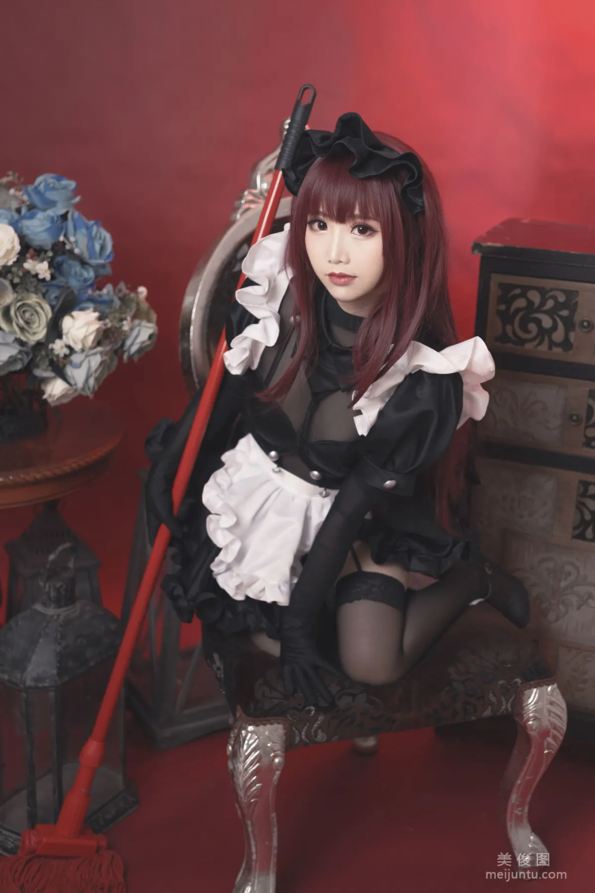 美女Coser面饼仙儿 《斯卡哈女仆》 写真集11