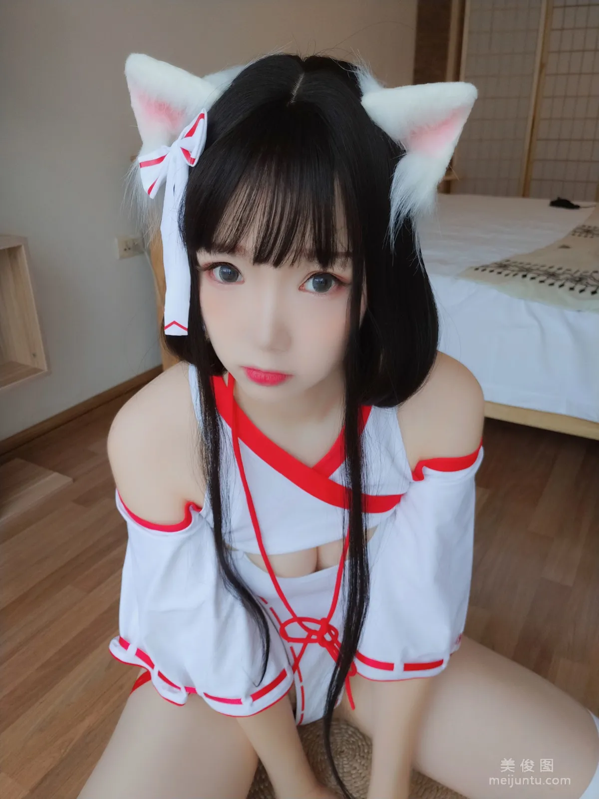 [Web Idols Coser] Xueqing Astra "Shrine Cat" Photo Set photo 73