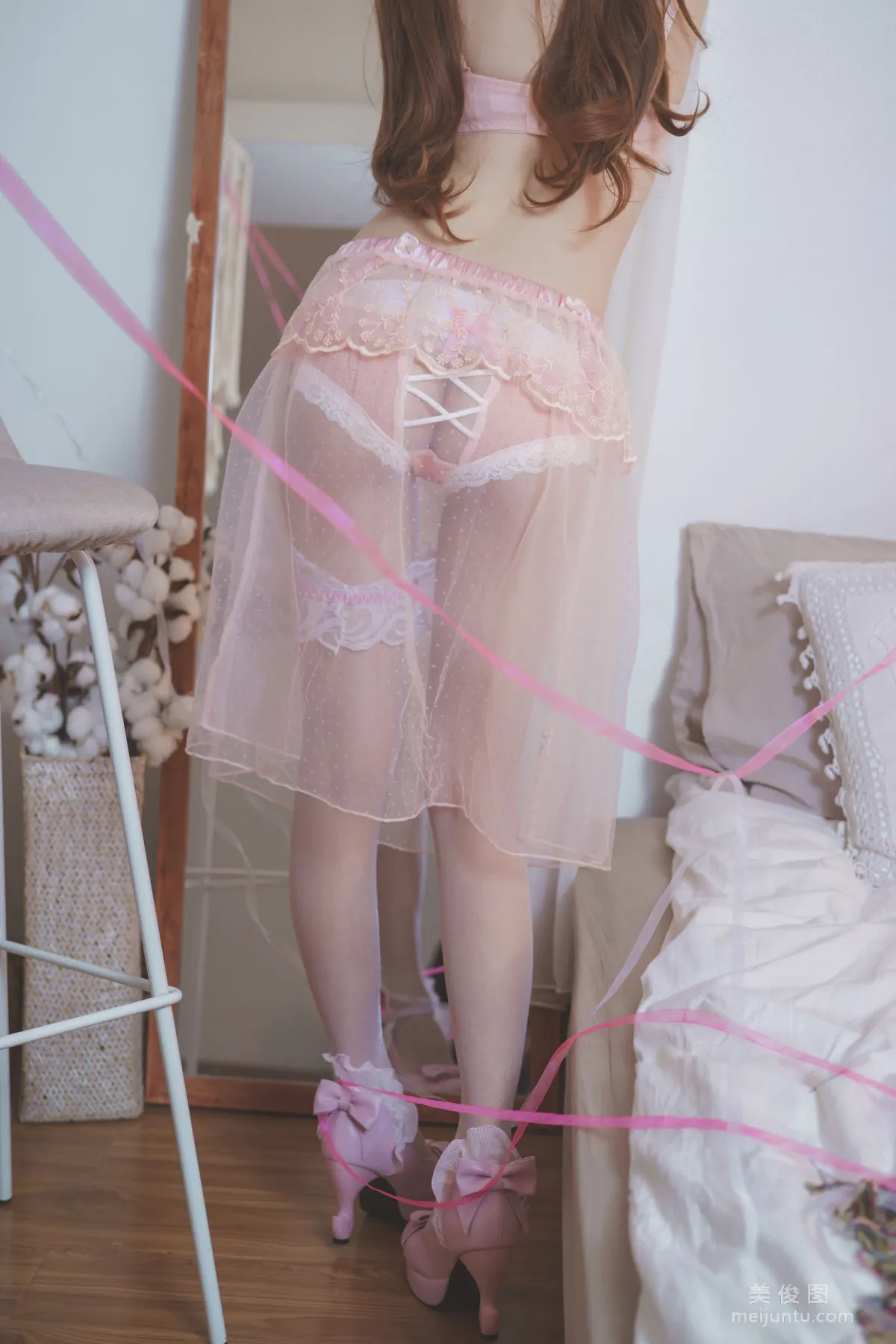[Beautiful Coser] Mianbing Xianer, Pink and Rosy Photo Set photo 7