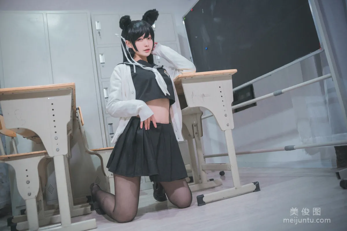 [美女Coser] 鐵闆燒鬼舞w 《愛宕jk》 寫真集 11