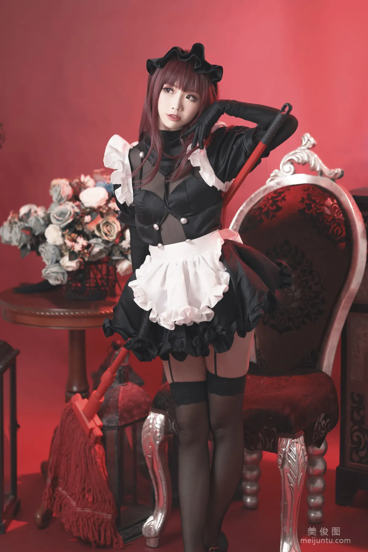美女Coser面饼仙儿 《斯卡哈女仆》 写真集8