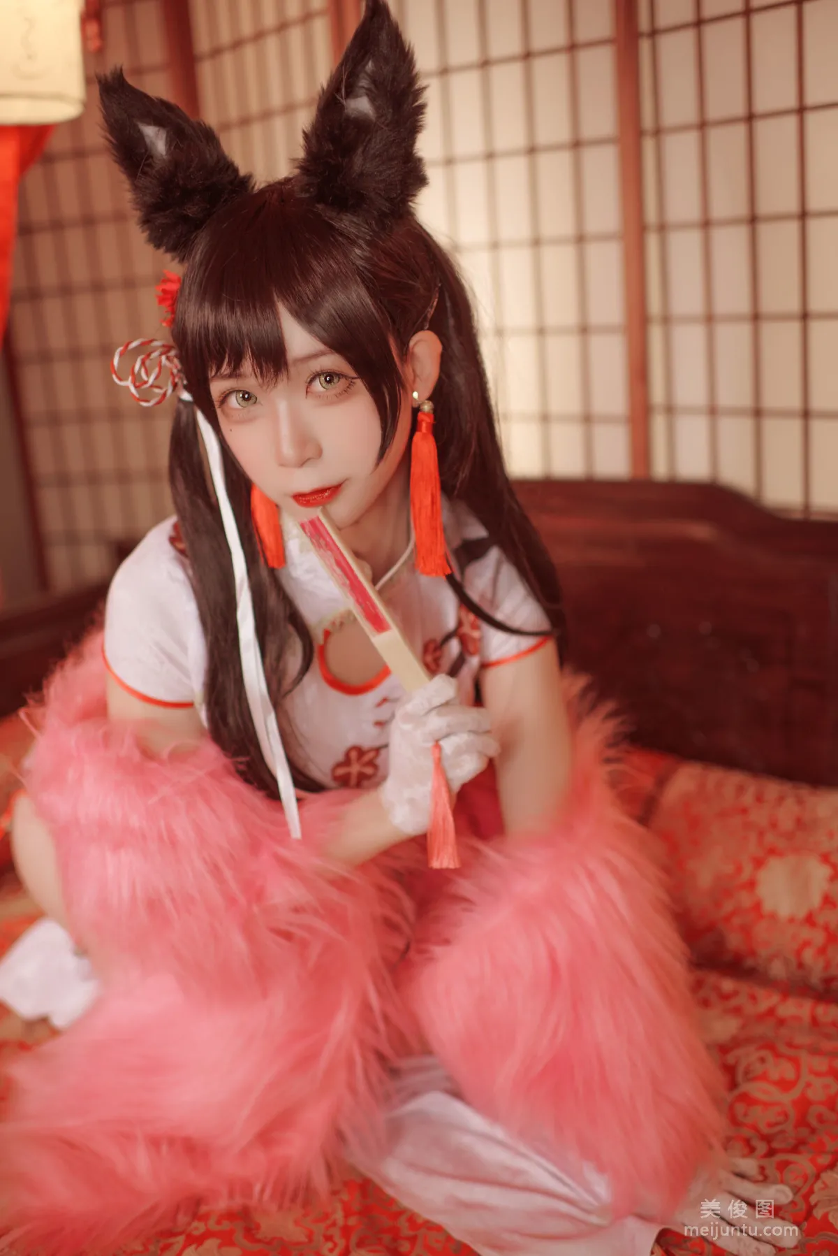 [Beauty Coser] Yingluojiang w, Atago New Year Cheongsam Photo Set photo 6