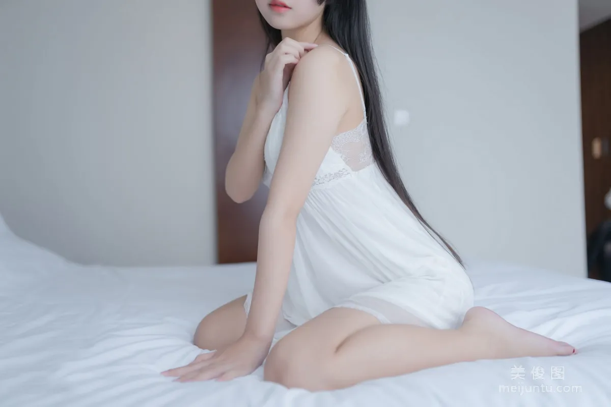 [Beauty Coser] Mengyaer o0, White Private Shoot Photo Set photo 10