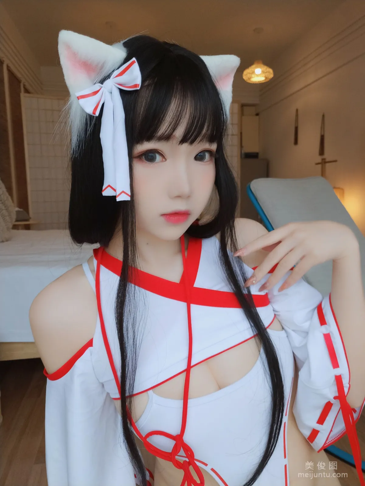 [Web Idols Coser] Xueqing Astra "Shrine Cat" Photo Set photo 76