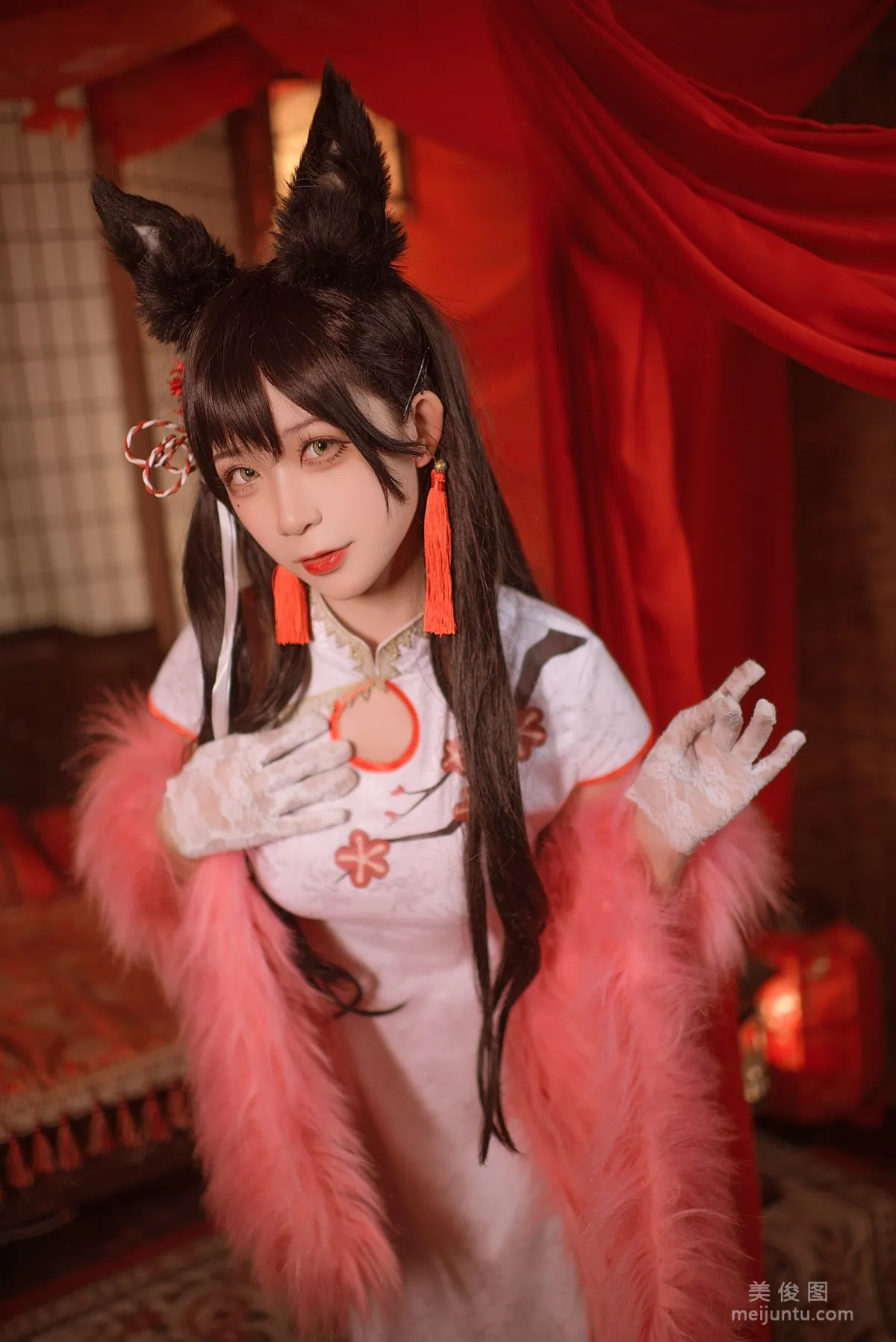 [Beauty Coser] Yingluojiang w, Atago New Year Cheongsam Photo Set photo 15