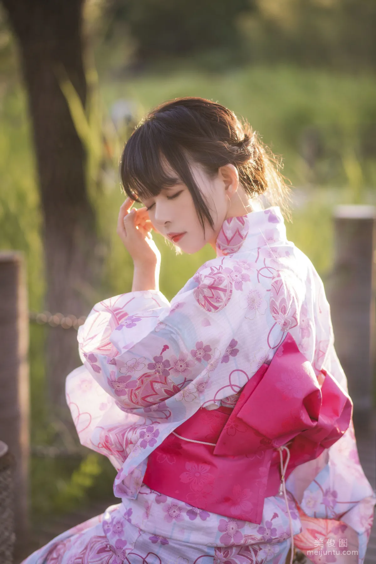 [Coser Beauty] Heimaomao OvO Kimono Super Evolution Photo Set photo 12