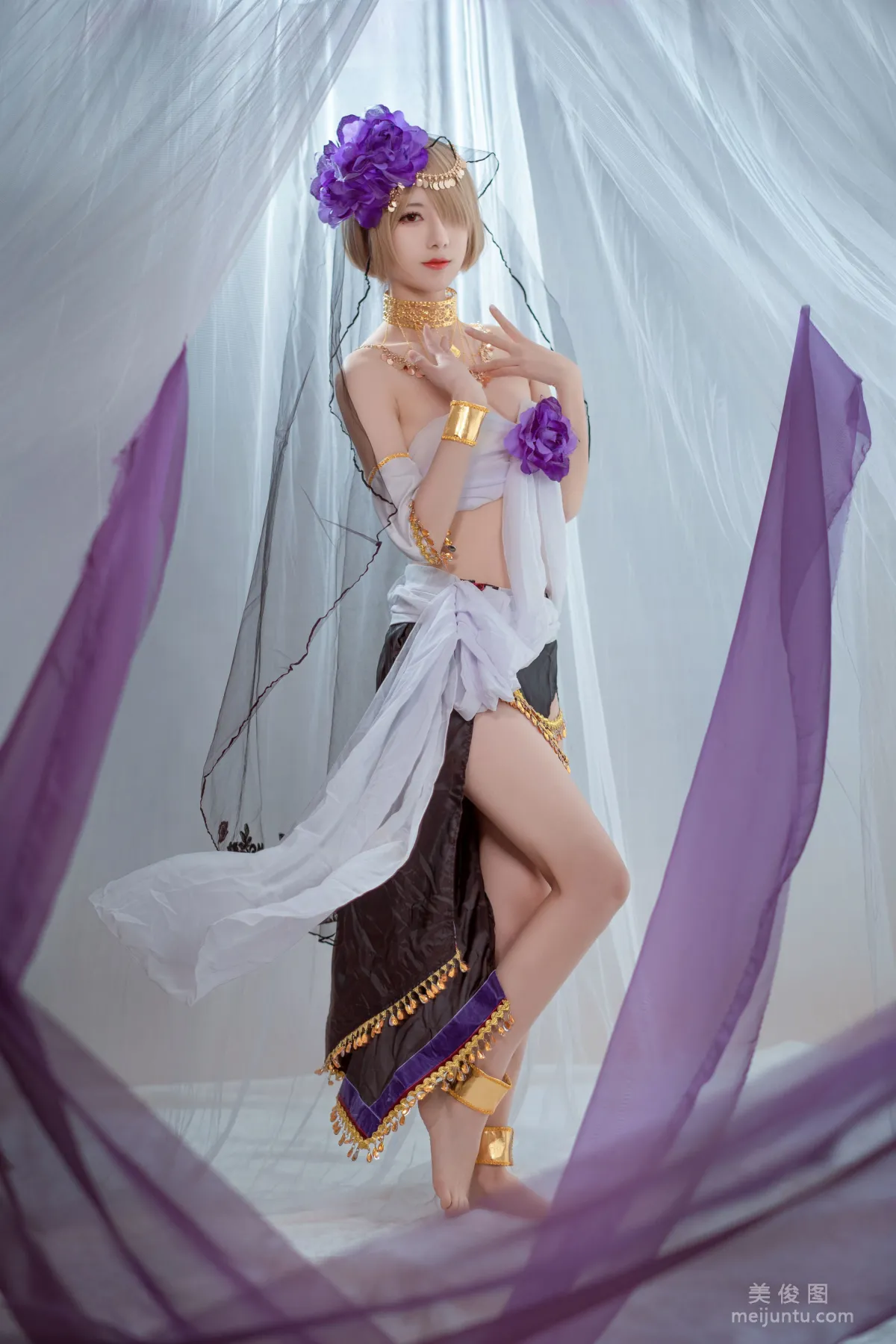 [美女Coser] 弥音音ww 《舞娘》 写真集18