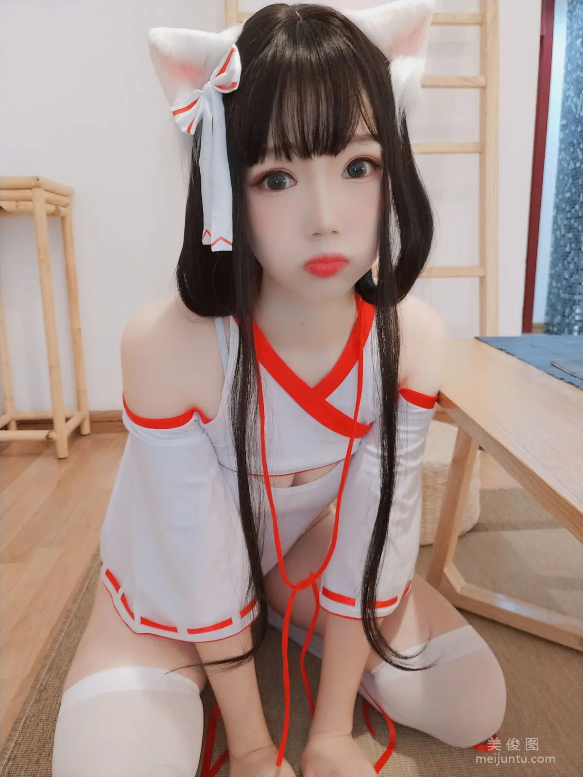 [Web Idols Coser] Xueqing Astra "Shrine Cat" Photo Set photo 96