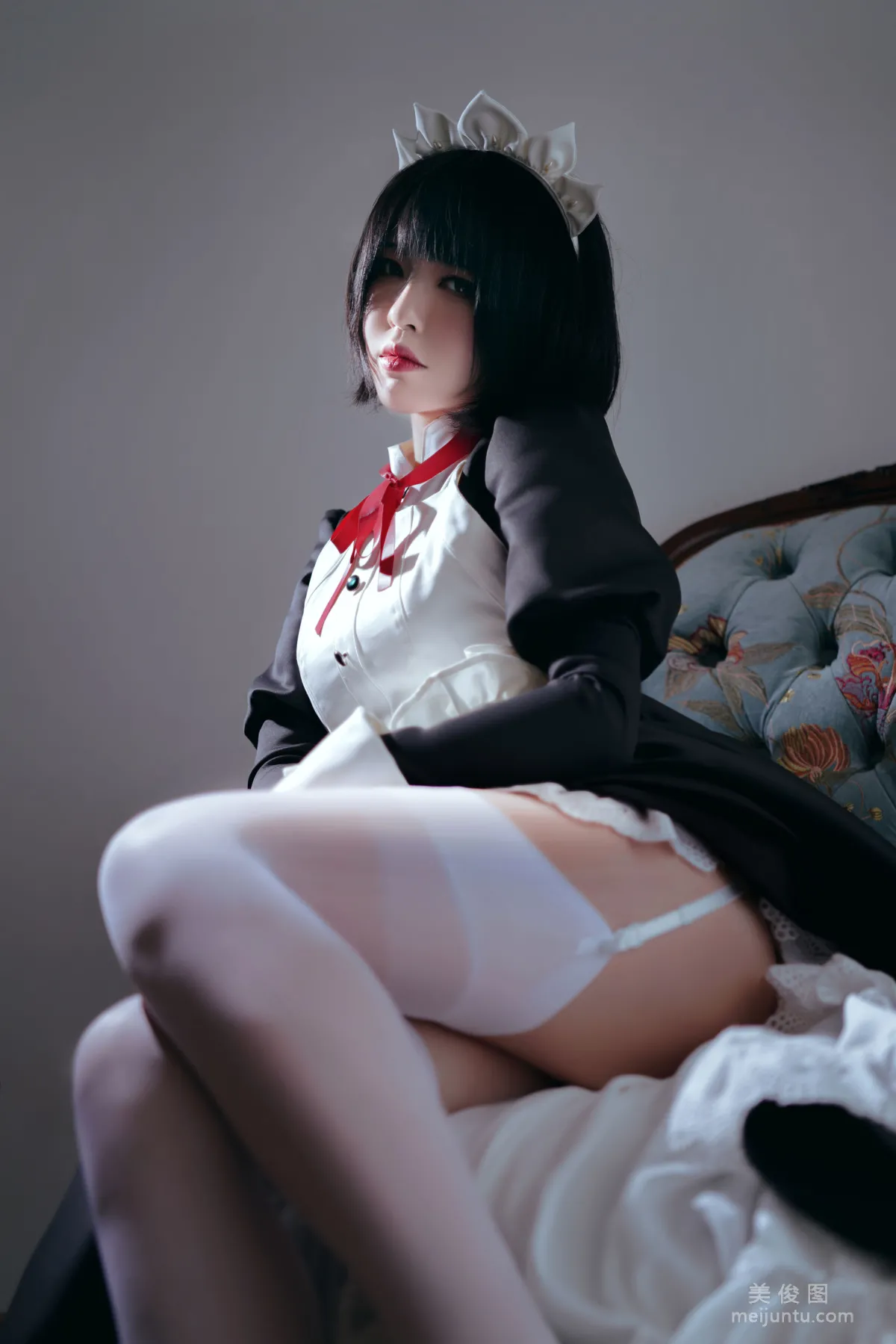 [美女Coser] 半半子 《 嫌パン メイド》 寫真集 17