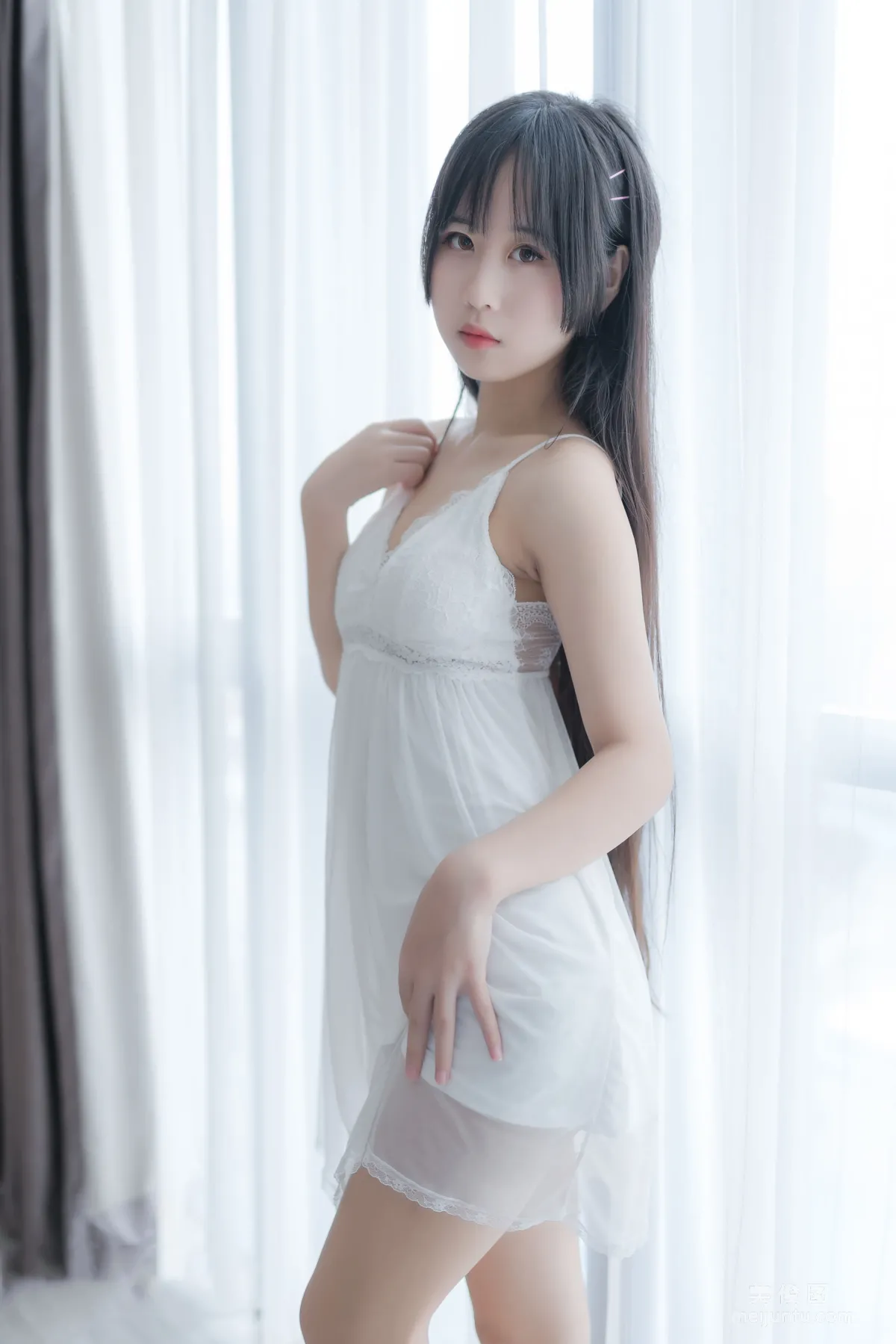 [Beauty Coser] Mengyaer o0, White Private Shoot Photo Set photo 25