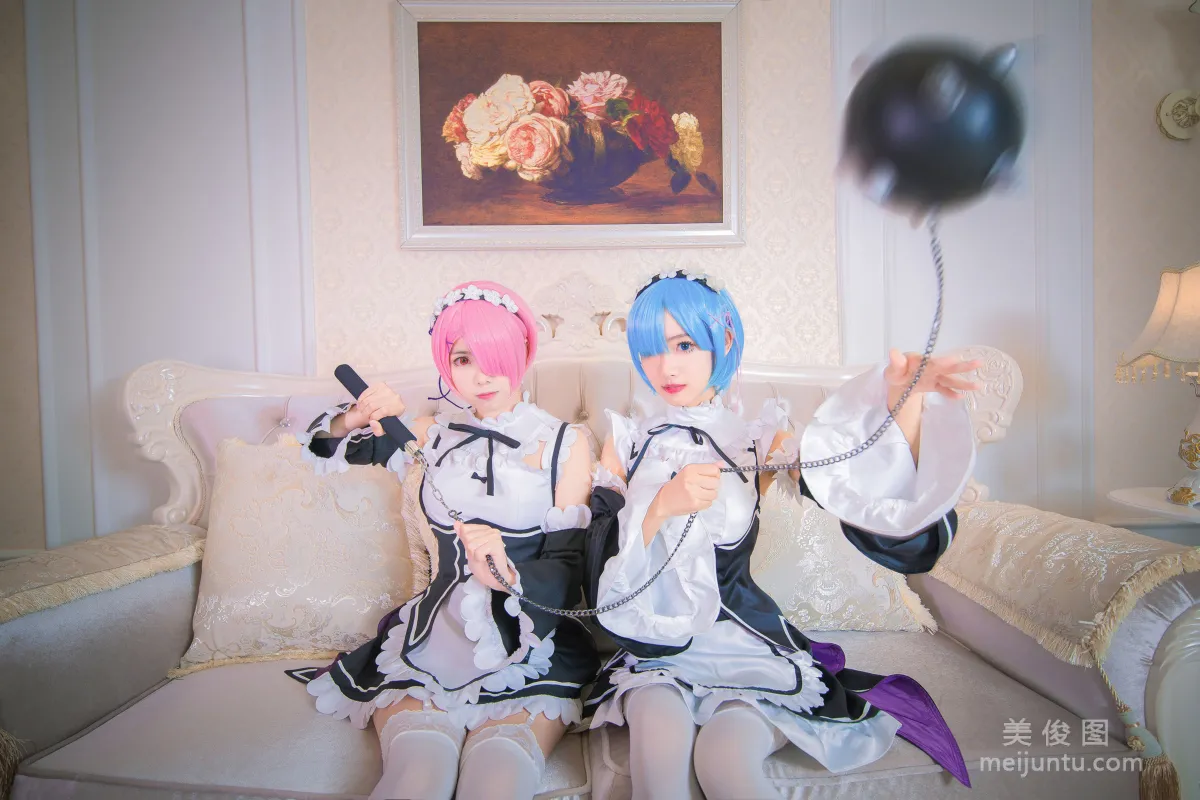 [Beauty Coser] Xiaoye Meizi w "Ram Rem (Ram, Rem)" Photo Set photo 21