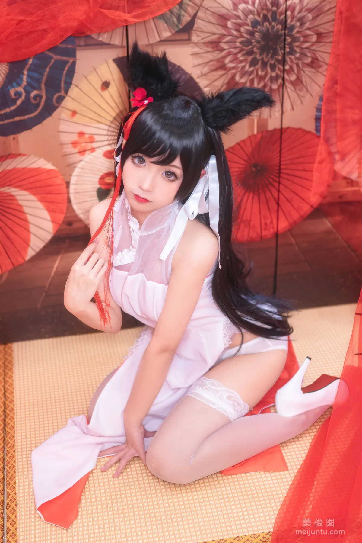 [美女Coser] 蠢沫沫 《爱宕习字》 写真集3