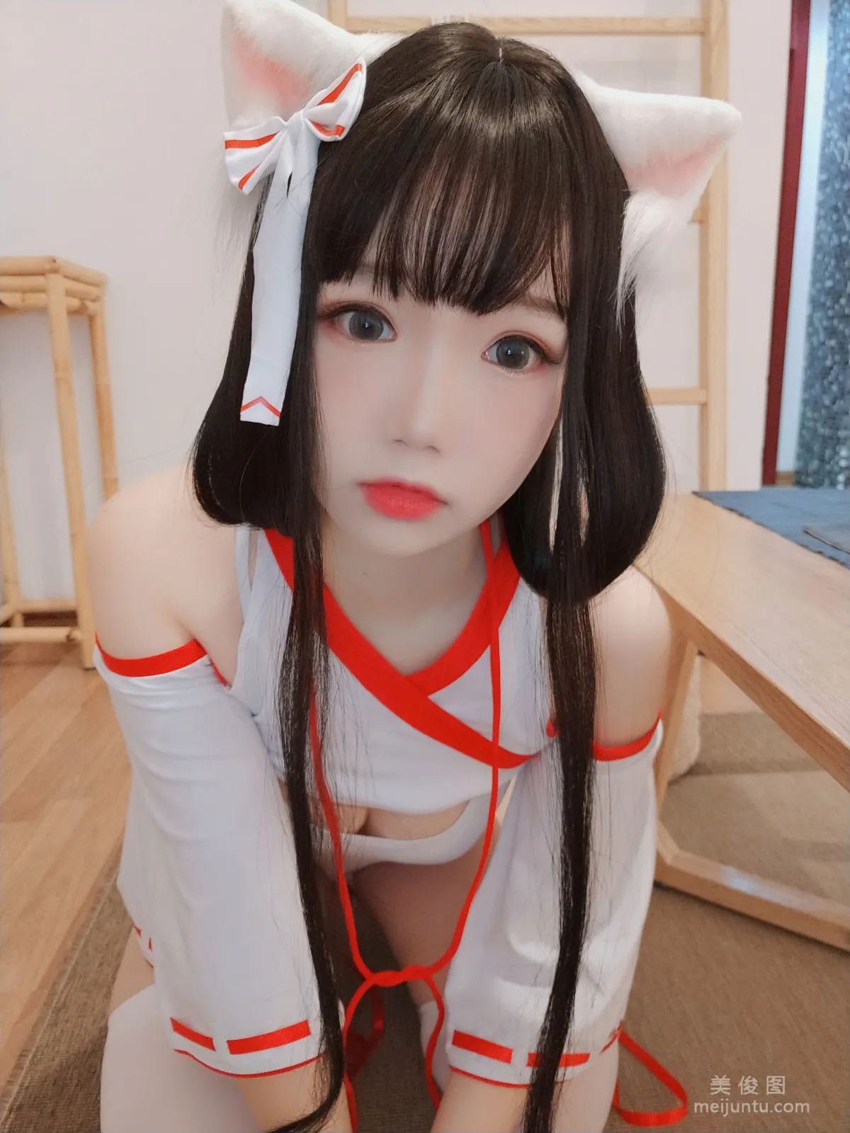 [Web Idols Coser] Xueqing Astra "Shrine Cat" Photo Set photo 9