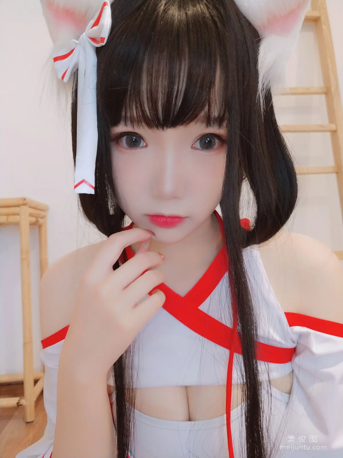 [Web Idols Coser] Xueqing Astra "Shrine Cat" Photo Set photo 26
