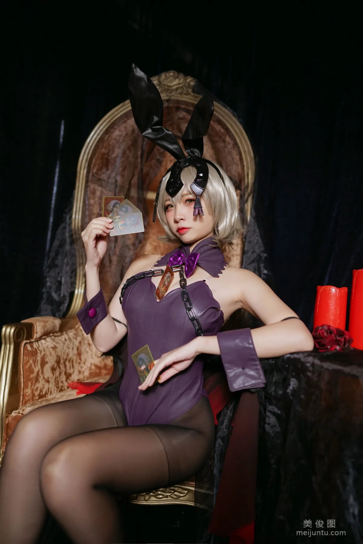 Erzuo Nisa Fate Black Jeanne Bunny Girl Photo Set photo 4