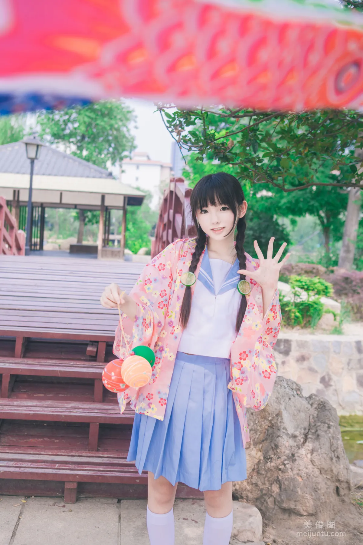 [美女Coser] 桜群 《和服》 寫真集 5